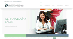 Desktop Screenshot of dermatologozaragoza.net