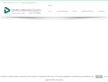 Tablet Screenshot of dermatologozaragoza.net